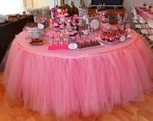 Tulle Table Tutu Skirt YOU PICK COLORS Il_170x135