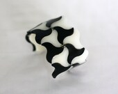 Graphic Geometric Tessellation Cuff - Moroccan Zillij Inspired