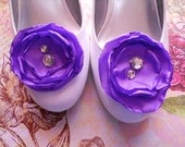 Purple Shoe Clips