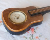 Vintage Mercedes Guitar Wall Clock Made in Germany
