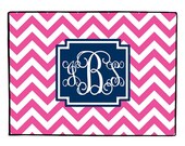 Monogrammed Doormat - Door Mat - Floor Mat - Mat - Rug - Welcome Mat - Chevron - Preppy - CHEVRON CHIC