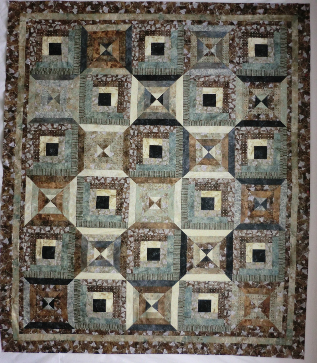 Multi sized Quilt pattern "Hot Cross Buns" Large Queen/King, Twin, Lap/Daybed/ throw