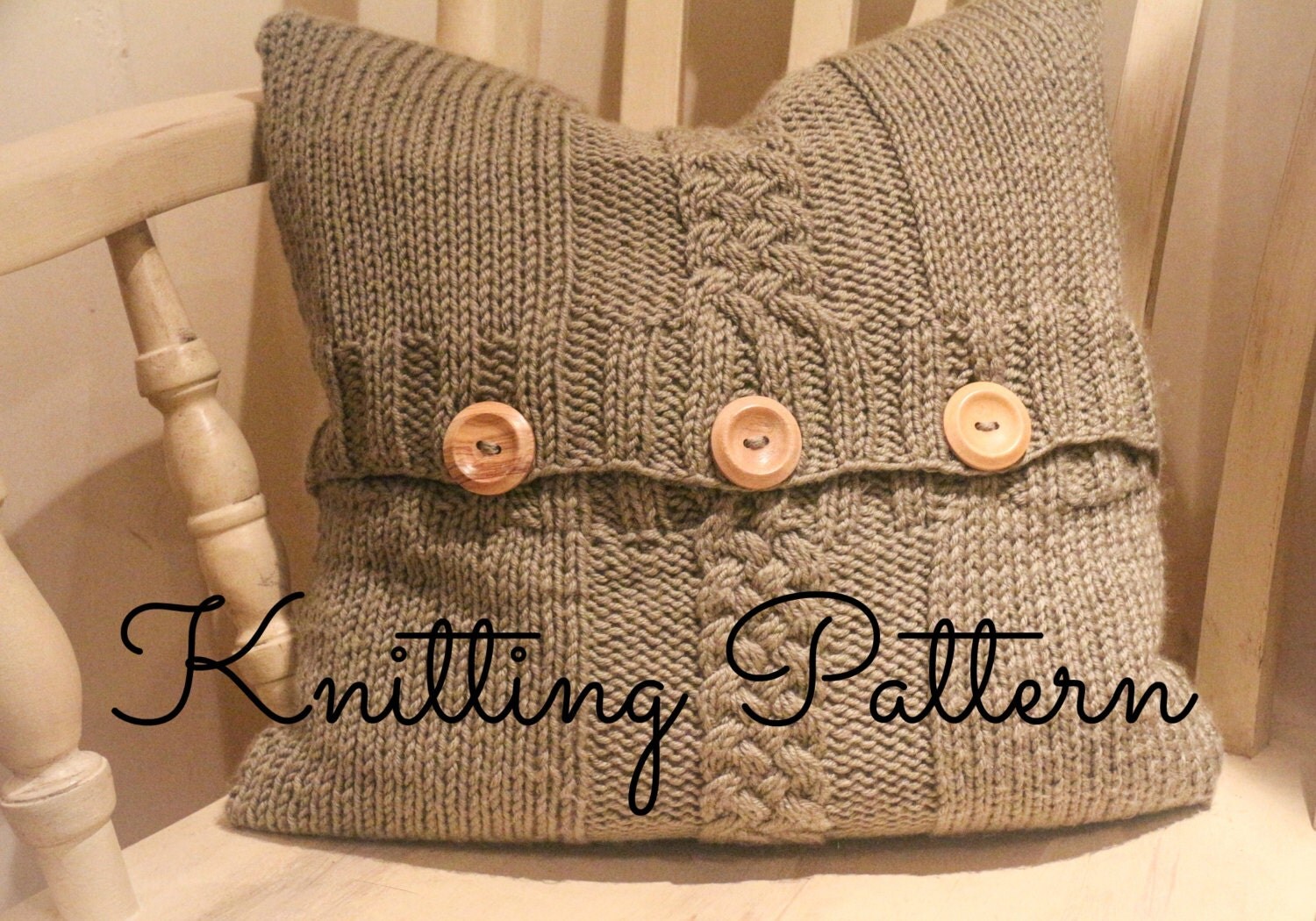 Knitting Pattern Lydia Chunky Cable by BlueberryBarnDesigns