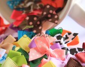 One Dollar Clip, One Dollar Hair Clip, Rainbow Bow - 2 Pack