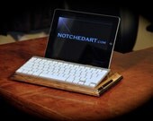 The "iPad Keyboard Stand" docking station for iPad and iPad mini, works with your wireless bluetooth iMac keyboard