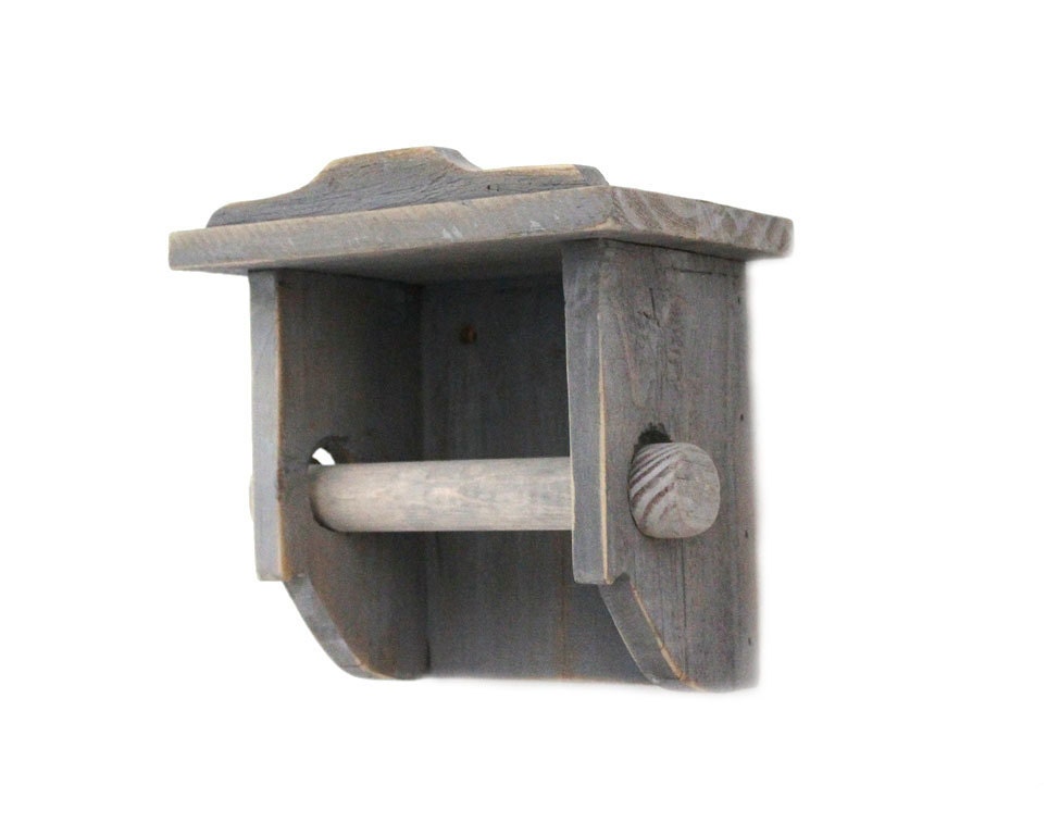Toilet Paper Holder, 8.5"W x 8"H x 5"L, bathroom, natural, beach, cottage chic, wedding