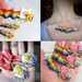 Nyan Cat Valentine Heart Magnet, Geek Meme, Polymer Clay