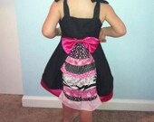 Personalized/Custom Bustle Dresses (Sizes 0-5t)