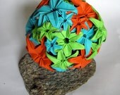 Bridal bouquet from origami paper flowers in desired colors, free shipping