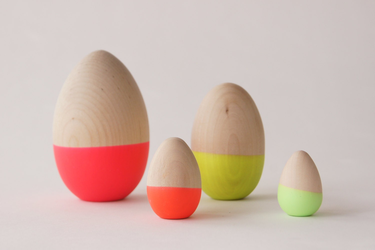 Neon Dipped Eggs, Easter Decor