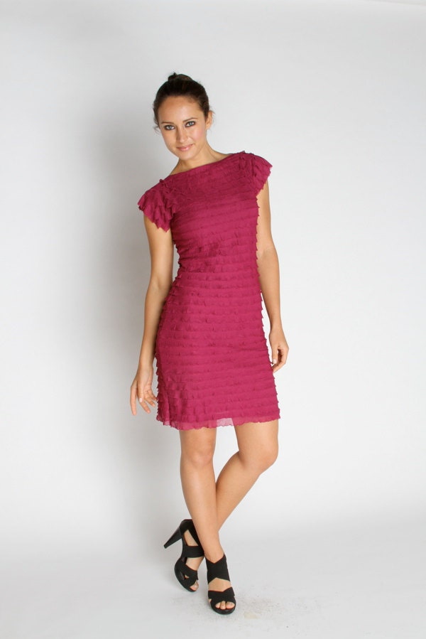 Cocktail Dress Ruffle Sexy 73