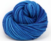 Supernova - Hand Dyed Superwash Merino Wool Worsted Yarn - Colorway: Pacific