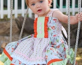 Girls summer dress swing top "Foxy" boutique hand made 6 month to 5T.....Love Tay Boutique