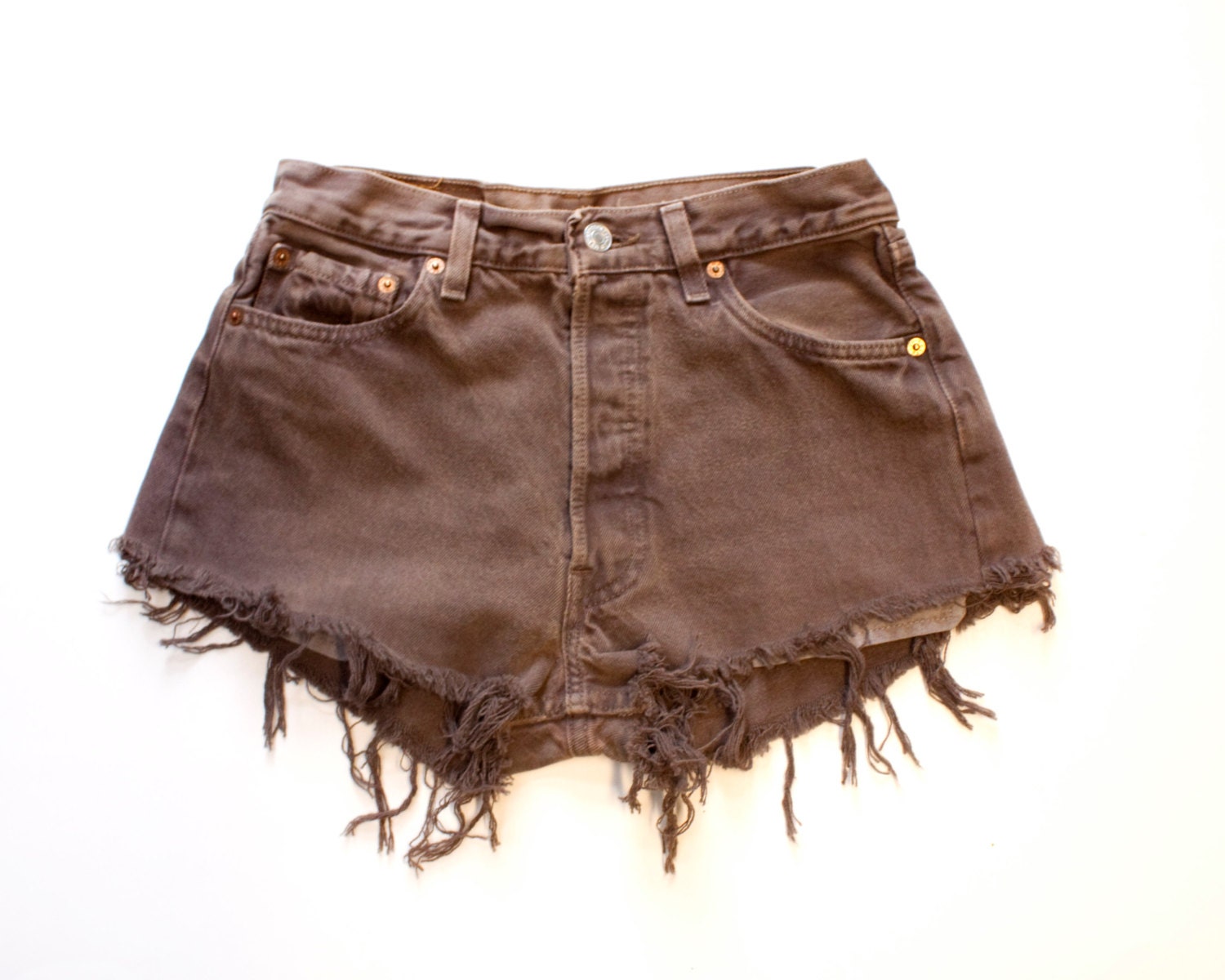 Vintage Levis 501 Original Washed out Brown