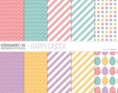 INSTANT DOWNLOAD - Digital Paper Pack - Happy Easter - Personal and Commercial 003 Il_170x135