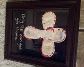 Framed BASEBALL CROSS