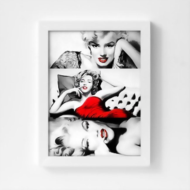 Marilyn Monroe Pop Art With Frame