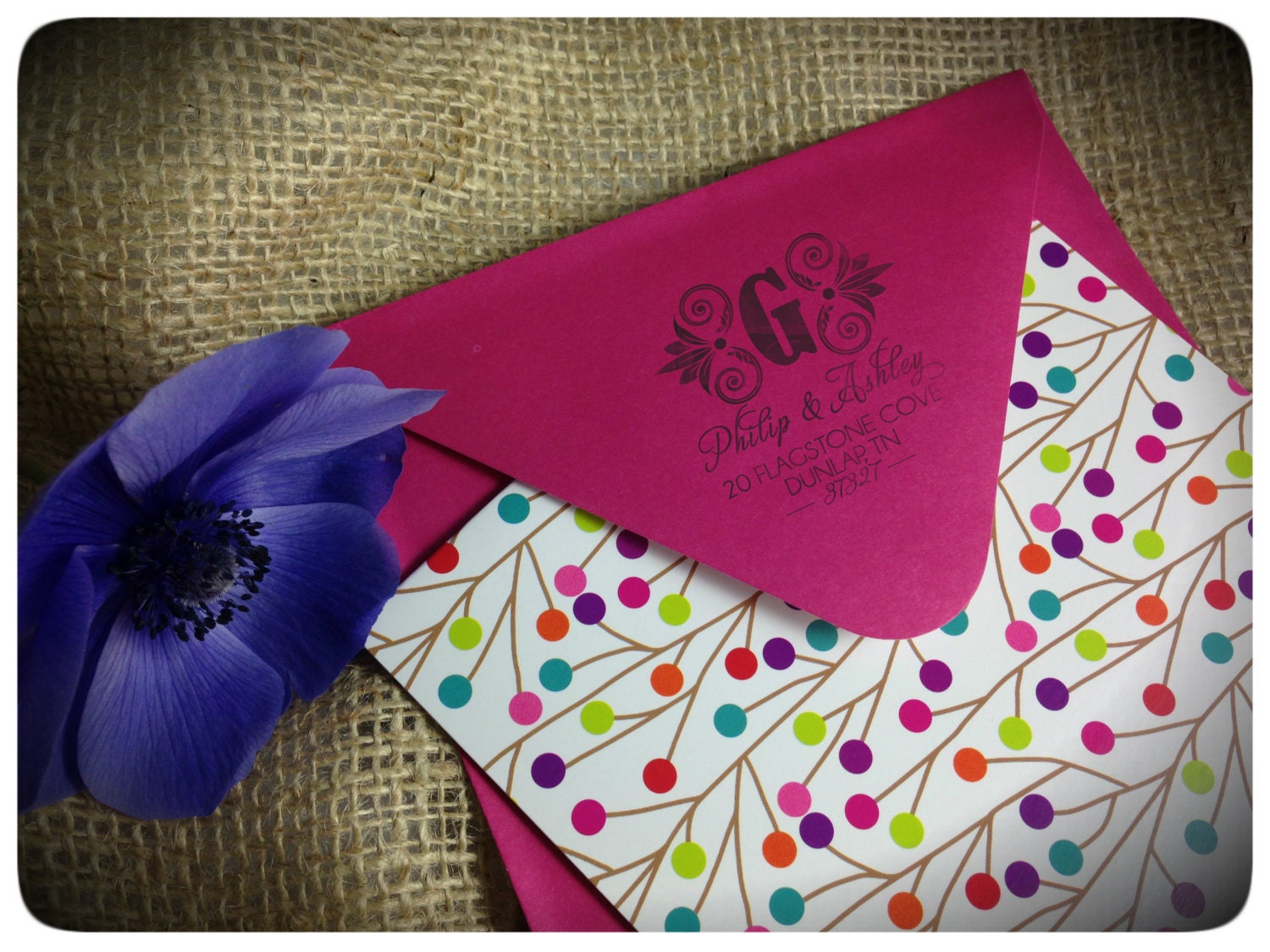Henary - Personalized  Wooden Stamp