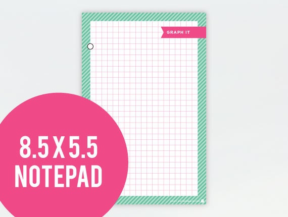 GRAPH Small Notepad for the Little BIG IDEA Binder