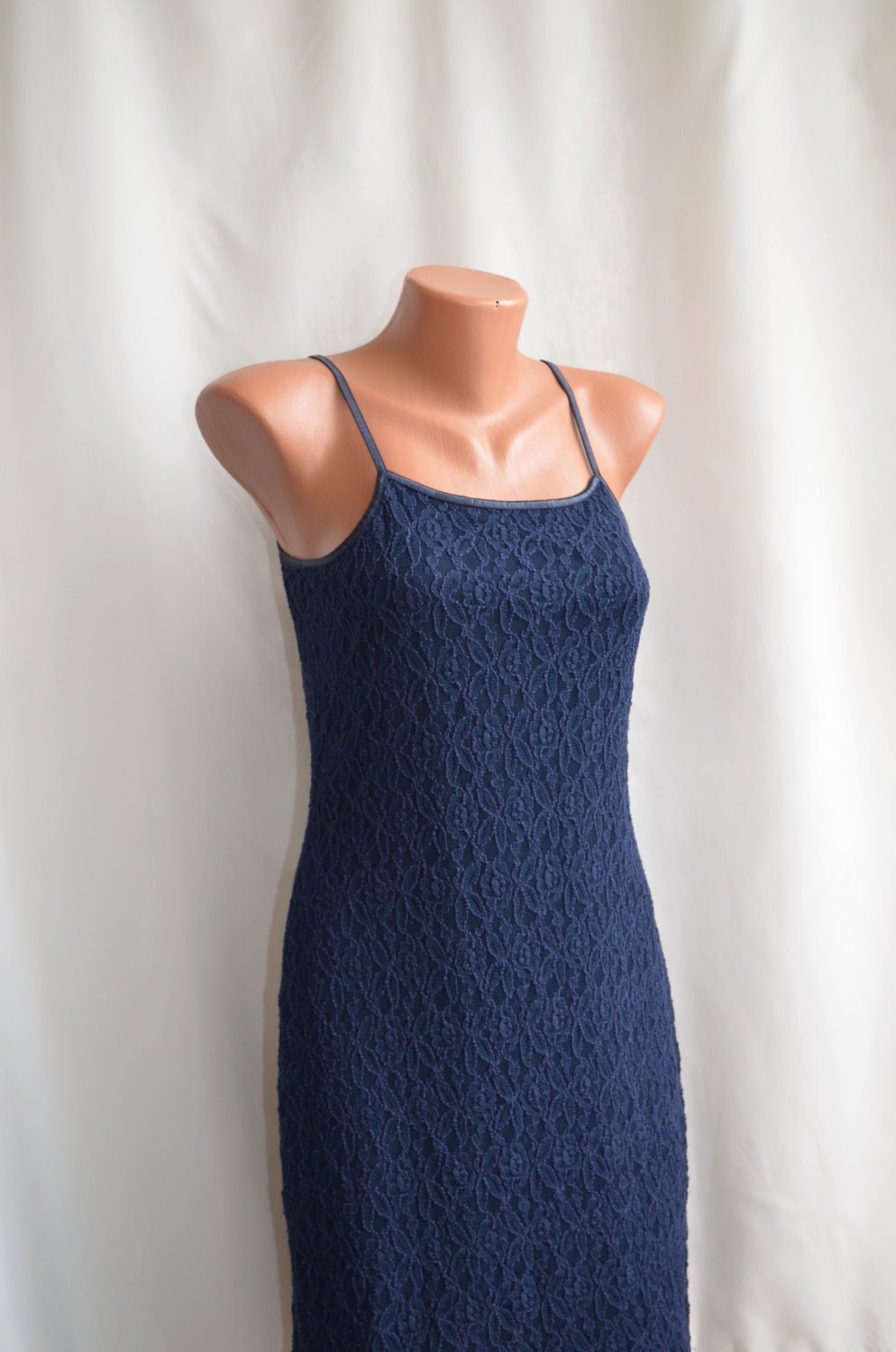 Vintage Lace Mini Party Dress,  size M-L,