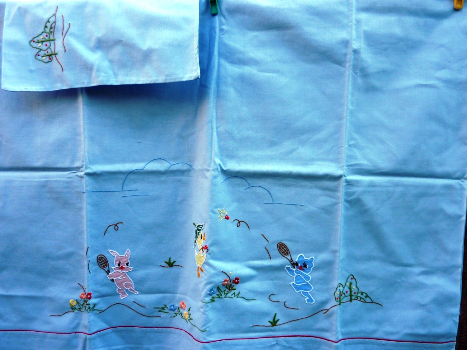 Vintage 1960's Cot Set - Vintage Nursery Gift - Baby Shower Gift
