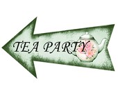 Alice in Wonderland ARROW Mad Hatter Tea party printable large arrow. Whimsical drink me cheshire cat Digital Collage Sheet. k20120