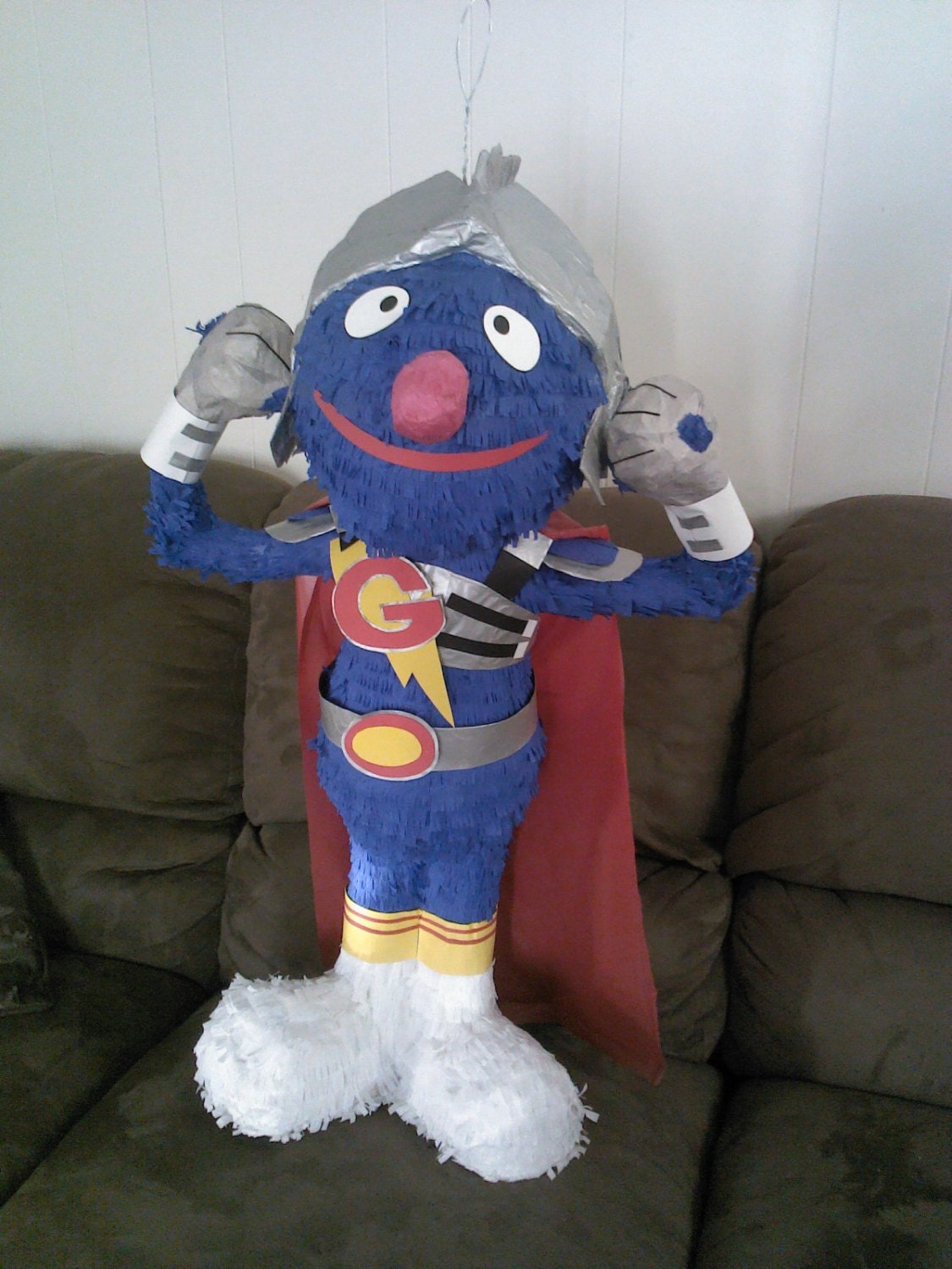 Sesame Street Super Grover 2.0 by SmashingFunCreations on Etsy