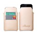 The Four - Nude - Vegetable Tanned Leather  iPhone 4 Sleeve Card Carrier