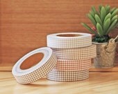 Adhesive Deco line check fabric tape by Dailylike
