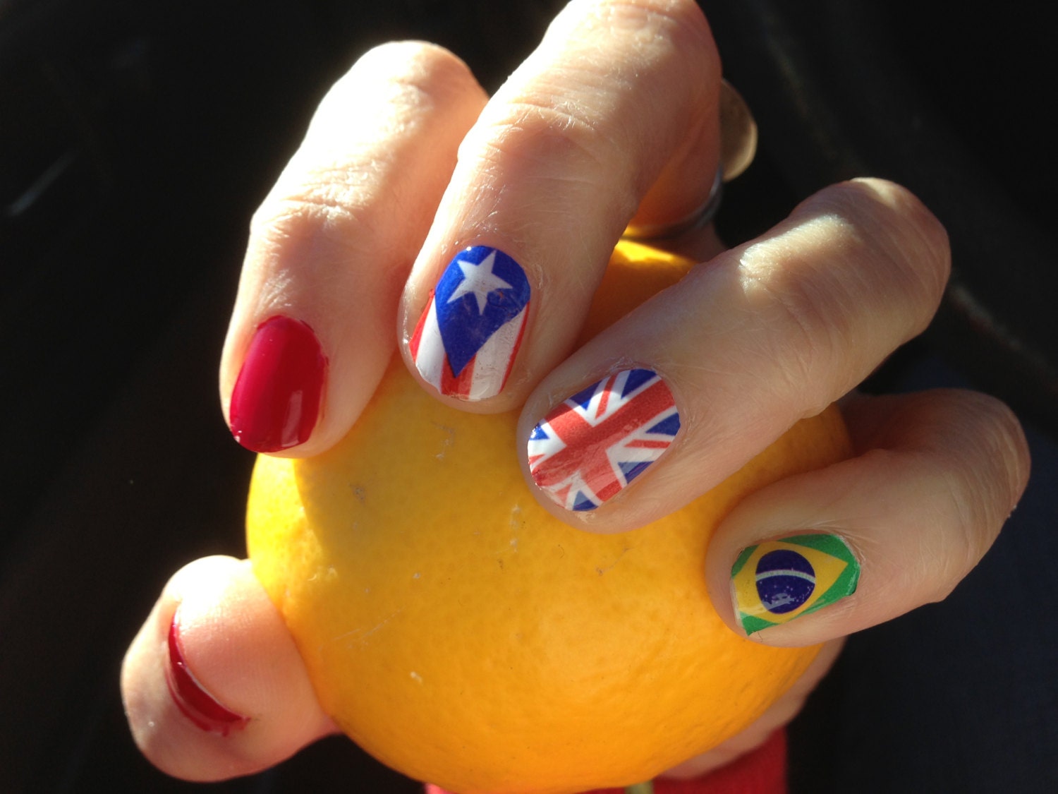Banderitas UK BRITISH Flag PRIDE Nail Decals