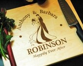 Personalized Cutting board, Cutting Board, Custom Engraved - Maple 12x15 - engraved cutting board, Wedding, Gift, wedding gift