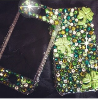 St. Patrick's Day Swarovski phone case