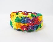 Crochet Bangle Bracelet