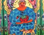 St Quilta the Comforter Blesses this Space - 5. by Susan Shie (1 of 5 pieces in this set)