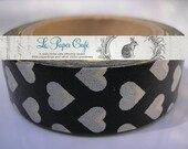 VANILLA HEARTS Washi Tape - Decorative Pattern Masking Tape - 15mm x 10m