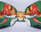 Green Alice Hair Bow