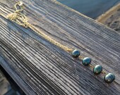 Black Pearl Drop Necklace