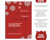 Floral Printable Invitation Card for Bridal Shower, Wedding, Baby Shower, Birthdays