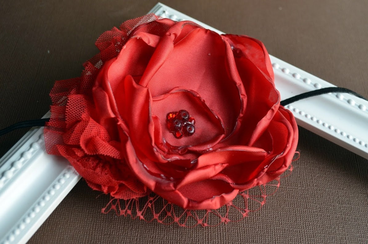 Valentine's Day Red Hot with Ruffles and Netting - For Baby or Adult