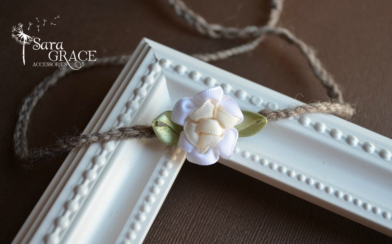 Organic Bloom Tie Back (Cream, Ivory, Green, Neutral)