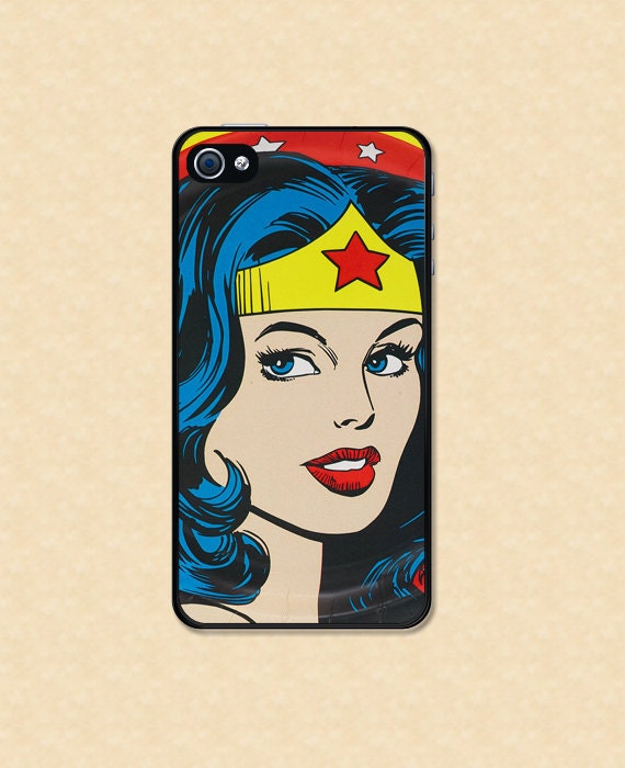 Wonder Woman Iphone case Iphone 4 case cool awesome Iphone 4s case cute iphone case