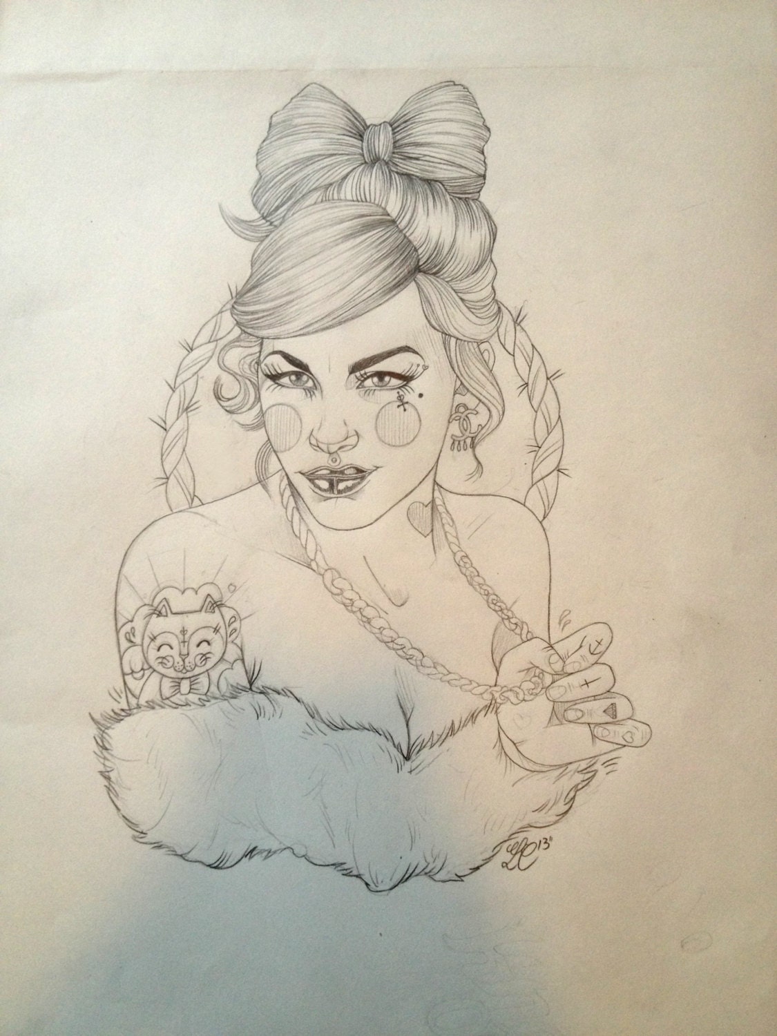 50% off Knock Out signed original drawing