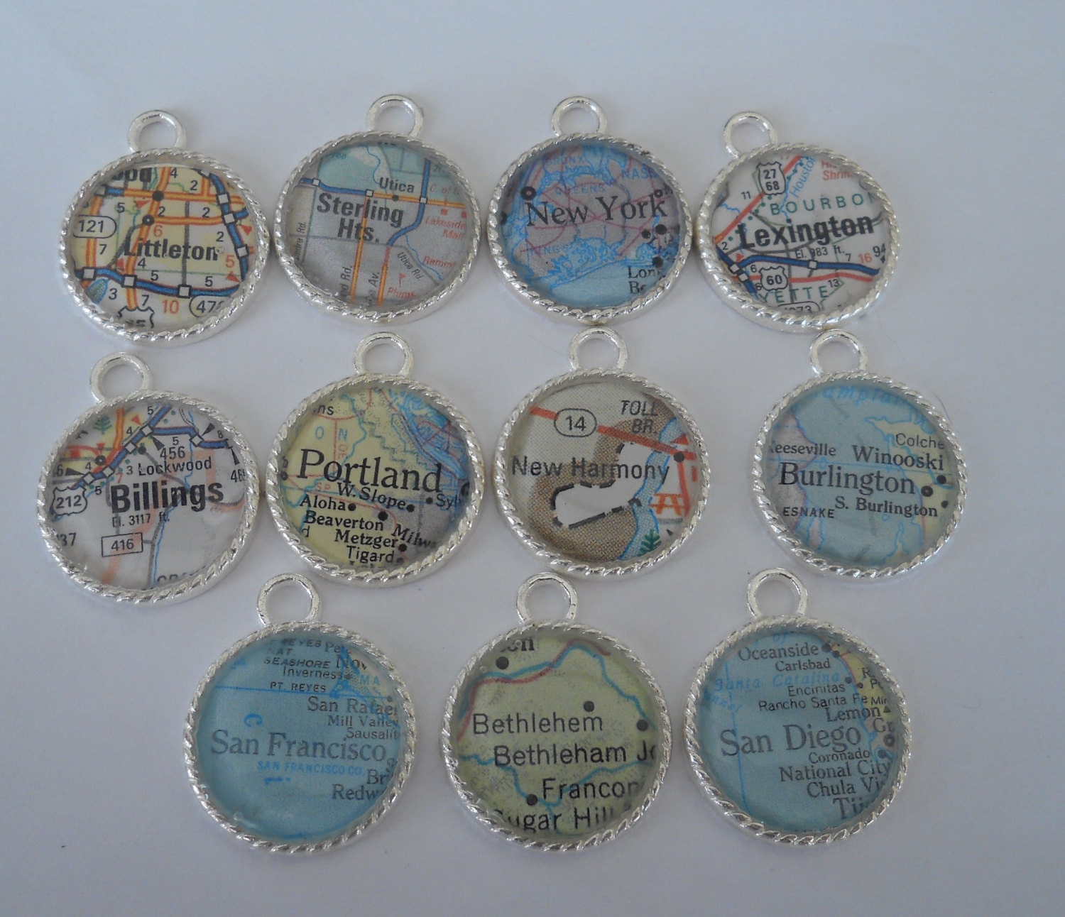 Adoption. Marathon. Military. Birth. Travel. School. Home. PERSONALIZED custom made silver pendant anywhere in world