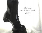 Reserved listing for Amanda -  Heelless Hooves for Costume - Custom Made Boots to Order