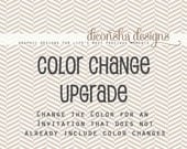 Color Change Upgrade