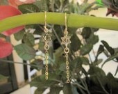 Gold earrings, Star of david gold earrings, star of david earrings, gold star, star earrings