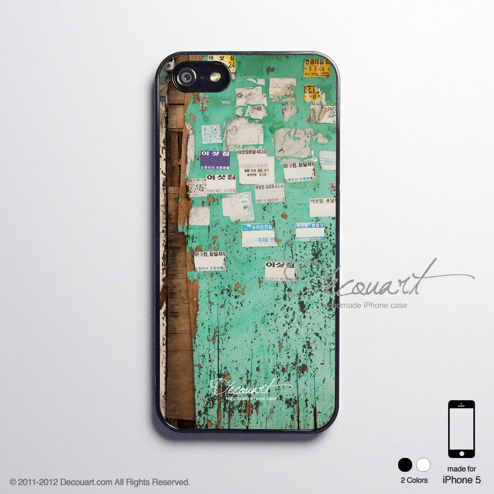 iPhone 4 case, iPhone 4s case, case for iPhone 4, Korean mint wood grunge door pattern  S481