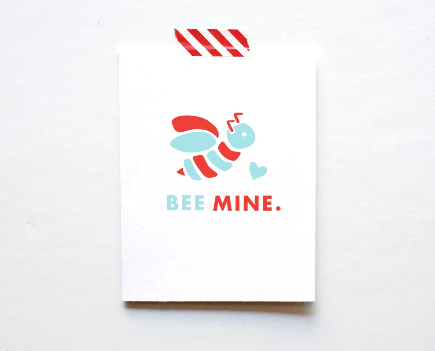 Bee Mine, Love Note, Cute Card, Valentines Day