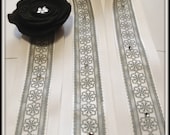 Bling Black Grey White Hair Bow Holder and Clip Organizer Headband holder