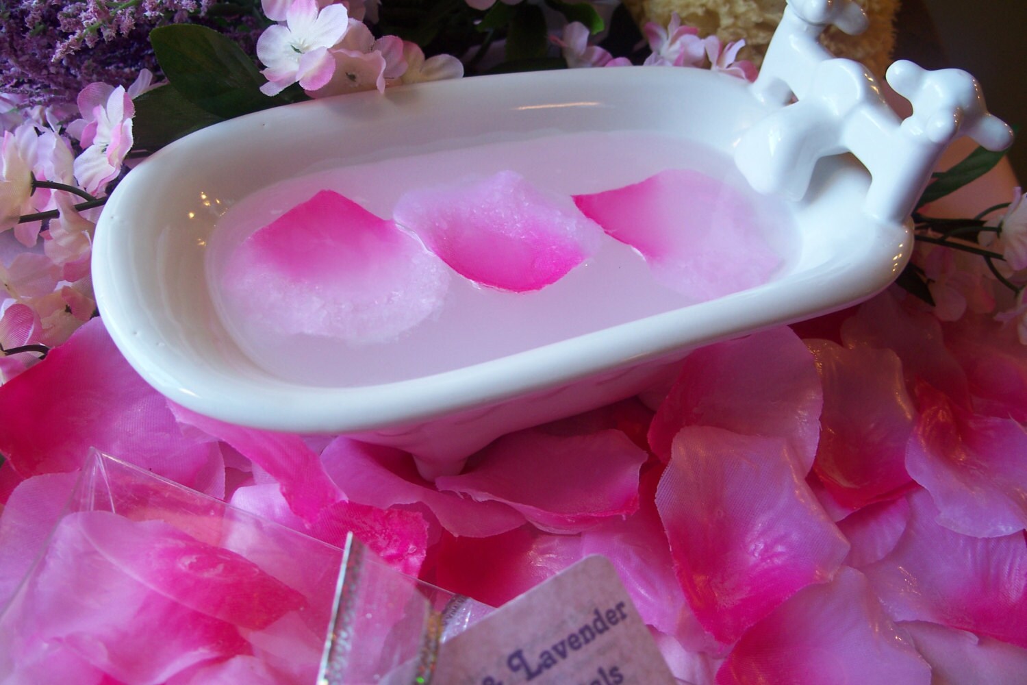 Silk Rose Petal Soap "Lilac, Lavender & Rosewood" Mothers Day, Bath, Home, Gift, Spa, Birthday Gift, Parties, ACOFT, OFG team, WIB - DaisyKays